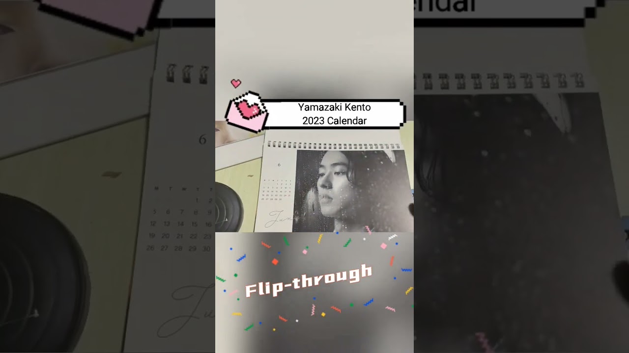 2023 Calendar of Kento Yamazaki