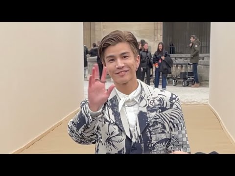 IWATA TAKANORI (岩田 剛典) AT LOUIS VUITTON MEN'S FALL-WINTER 2023 SHOW IN PARIS