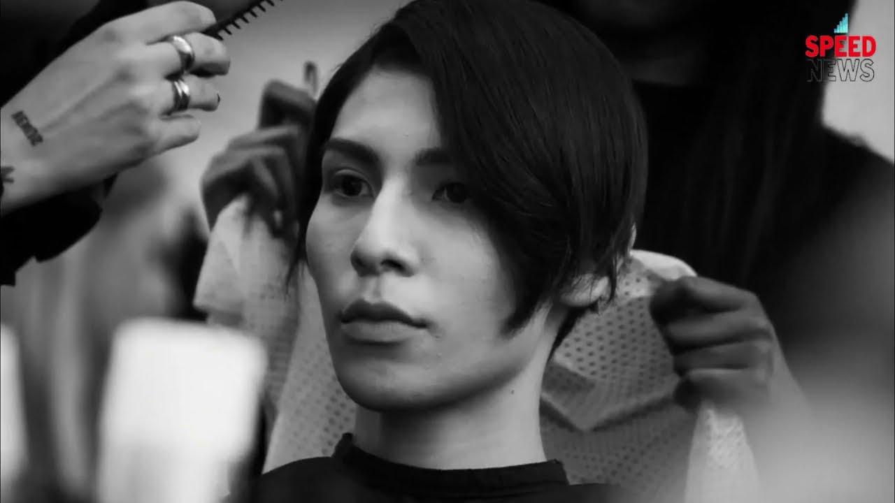 モデルとして存在感を示したSnow Manラウール　「ヨウジヤマモト」バックステージを公開