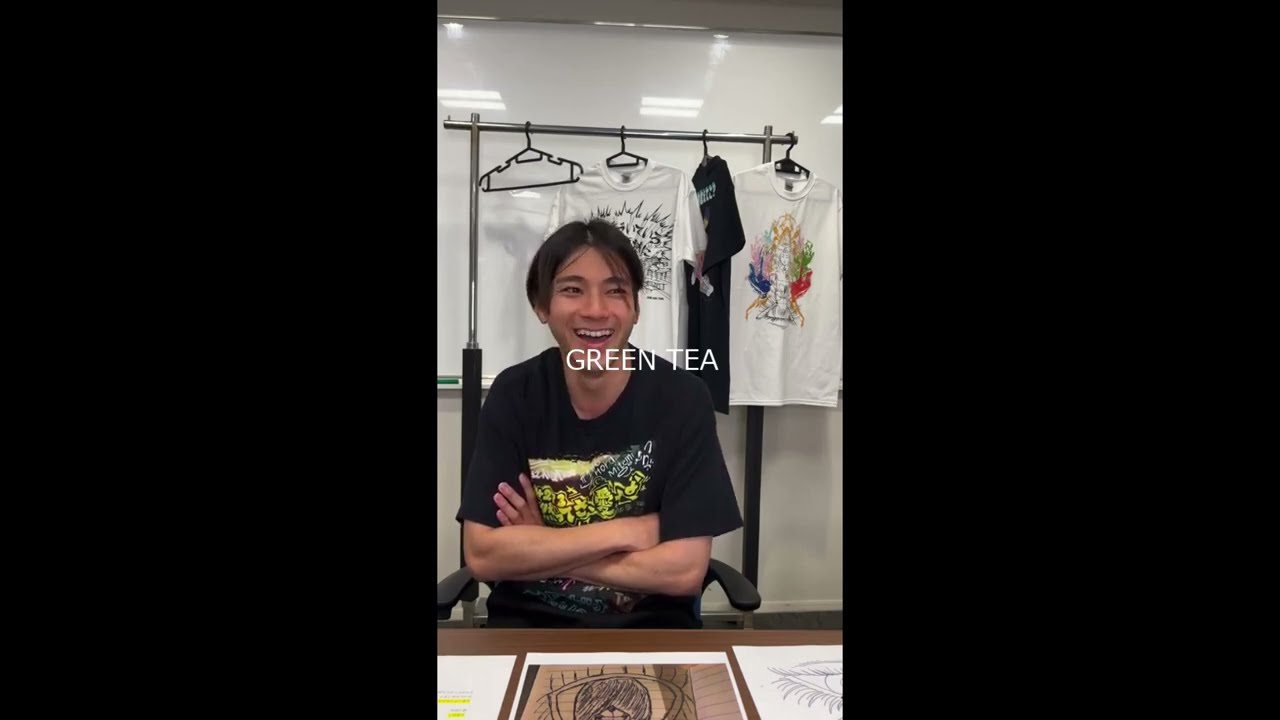 山田裕貴 Tシャツ告知 インスタライブ 2022年6月9日