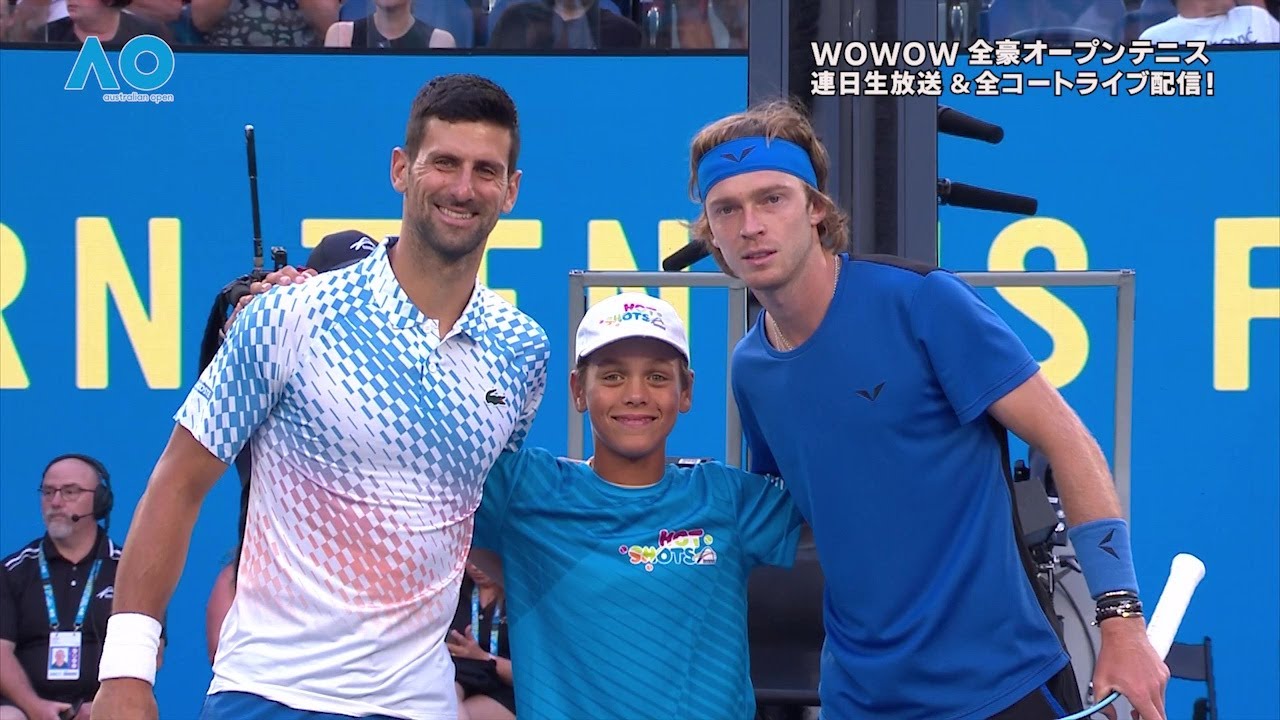 【マッチハイライト】A.ルブレフ vs N.ジョコビッチ／全豪オープンテニス2023 準々決勝【WOWOW】