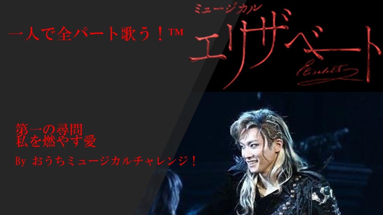 エリザベート　第一の尋問／私を燃やす愛　全歌詞わかります！！　全役ひとりで歌うチャレンジ！
