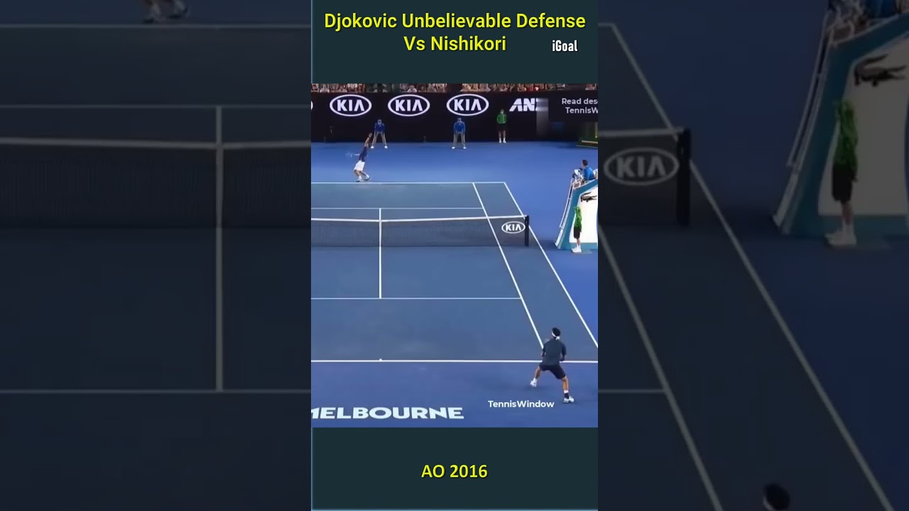 Djokovic Unbelievable Defense Vs Nishikori || ジョコビッチ vs 錦織