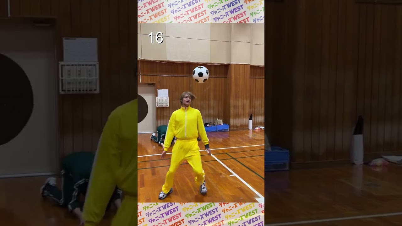 🌈ジャニーズWEST流🌈リフティングチャレンジ！中間淳太編