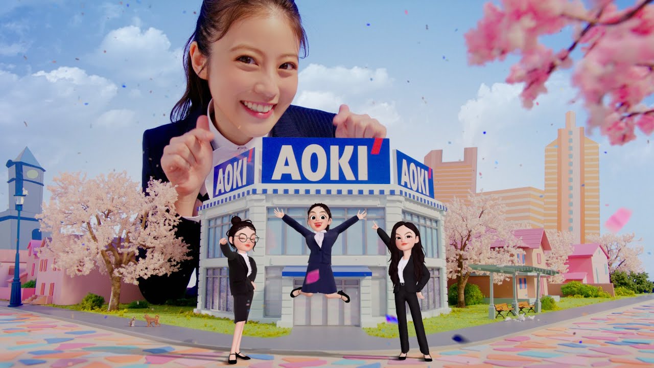 【AOKI】今田美桜さん出演　フレッシャーズ応援フェア　CM