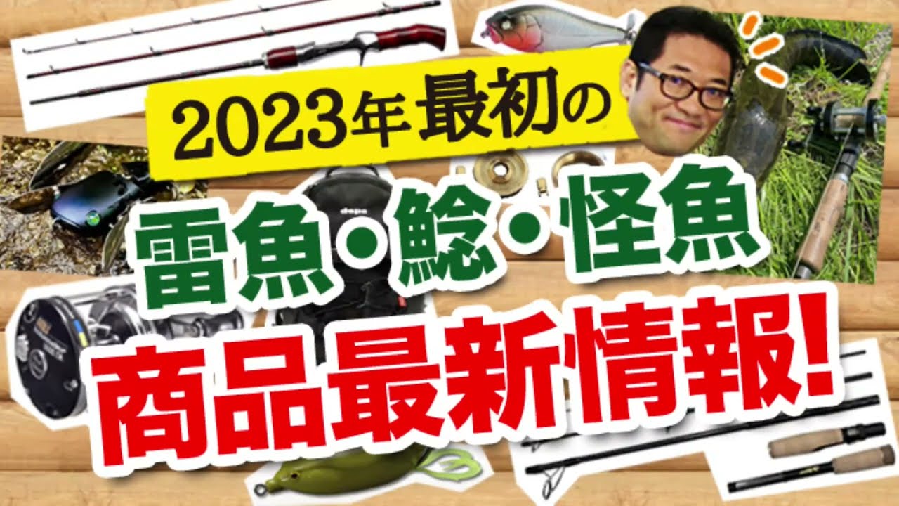 2023年最初の雷魚・ナマズ・怪魚系 商品最新情報！
