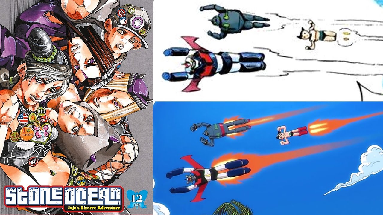 Mazinger Z, Tetsujin 28 & Astroboy in JoJo's Bizarre Adventure: Stone Ocean [Reference ジョジョの奇妙な冒険]