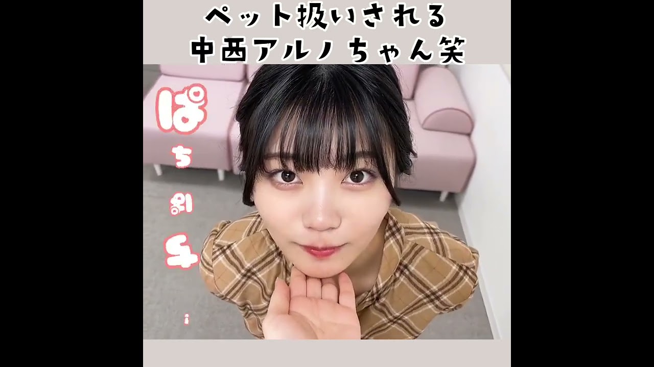 【乃木坂46】川﨑桜にペット扱いされる中西アルノ笑☺︎ #shorts