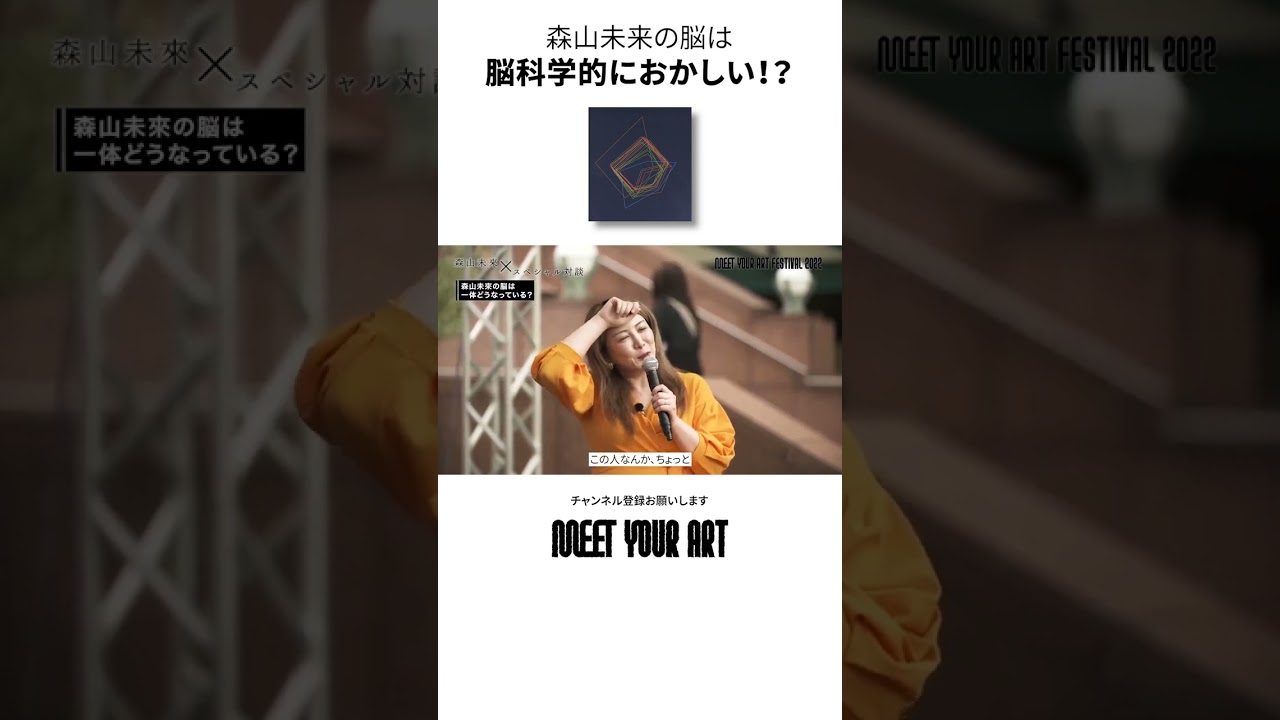 脳科学者 ・中野信子が森山未來の脳波を測って判明したこととは？ #shorts