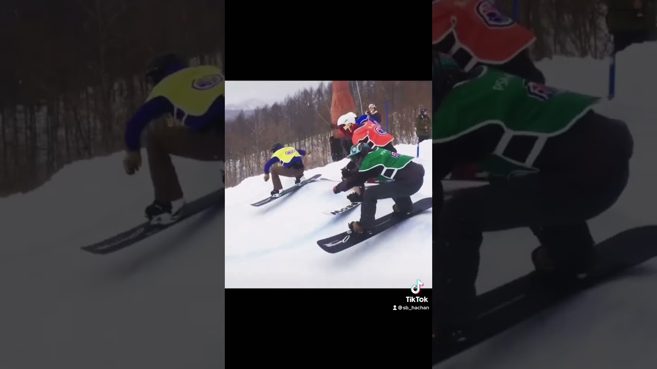 スノーボードの大会で起きた大惨事