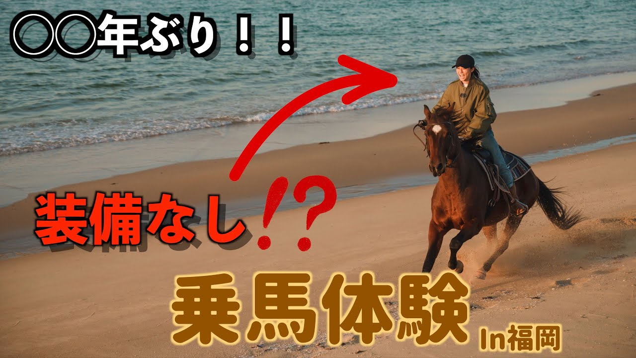 数十年ぶりに海岸線で本気ギャロップしてきました。