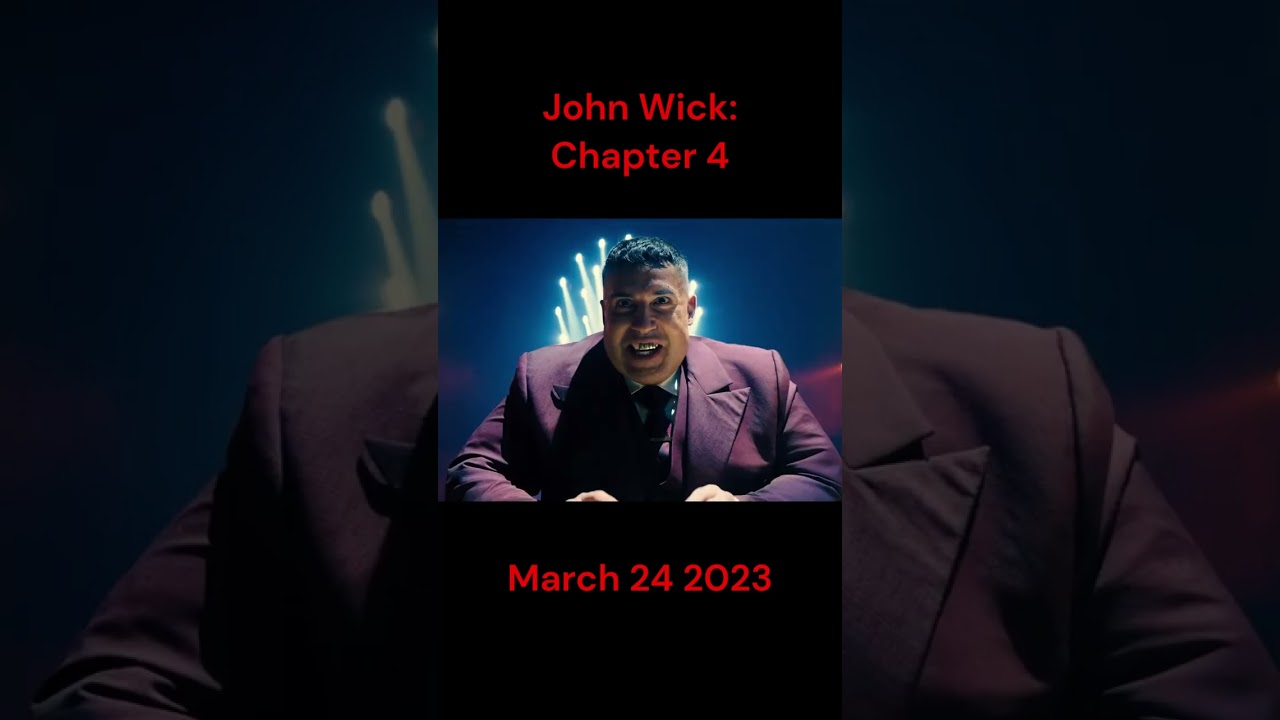 John Wick: Chapter 4 - March 24 2023 - Keanu Reeves, Donnie Yen, Bill Skarsgård