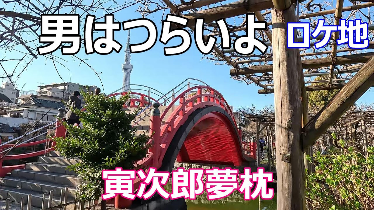 【男はつらいよ】【亀戸天神社】【江戸川河川敷】【老舗川甚】【渥美清】【八千草薫】
