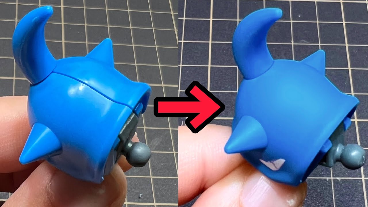 【ガンプラ】合わせ目消し無塗装で『HGグフ』をカッコよく仕上げる方法★初めてでも失敗しにくい簡単方法！初心者必見マニュアル　GUNDAM GUNPLA ガンダムプラモデル