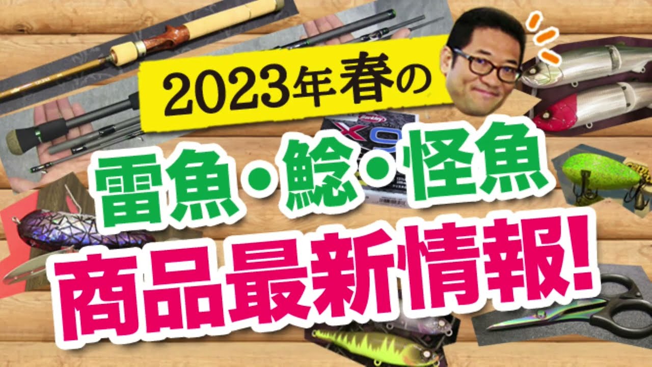 2023年春の雷魚・ナマズ・怪魚系 商品最新情報！
