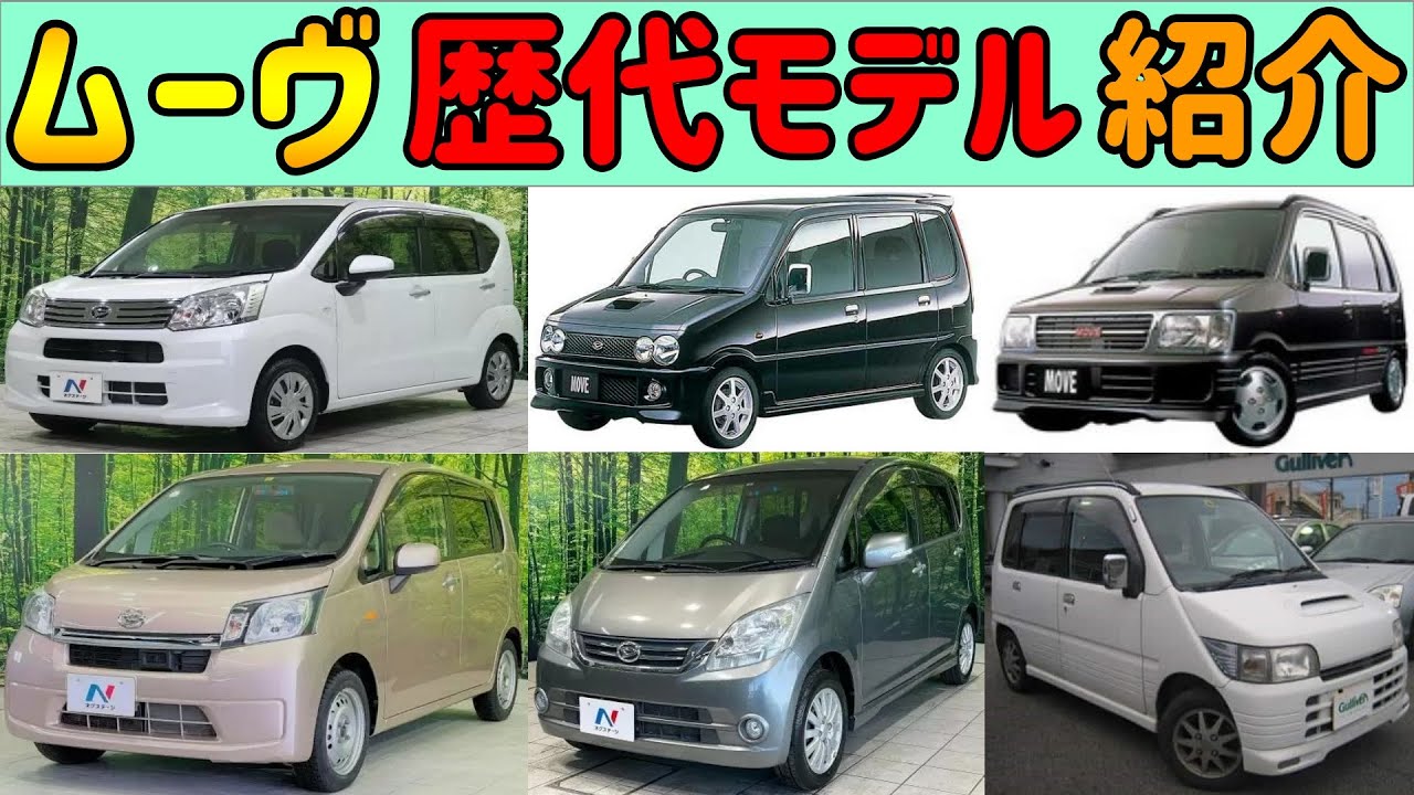 【ムーヴ】【歴代モデル】 【紹介】