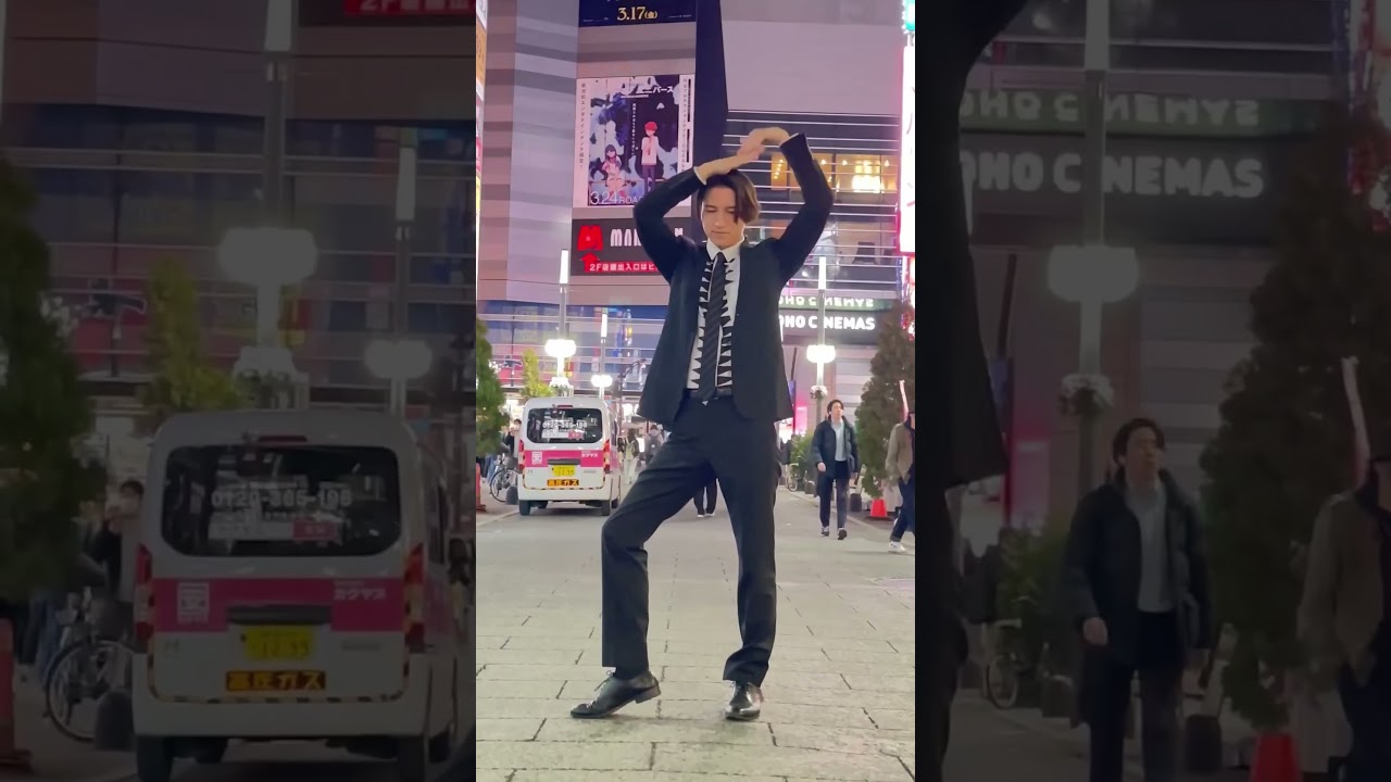 歌舞伎町のど真ん中でcase143を踊る田口淳之介#dance #case143 #straykids #ダンス #踊ってみた #田口淳之介
