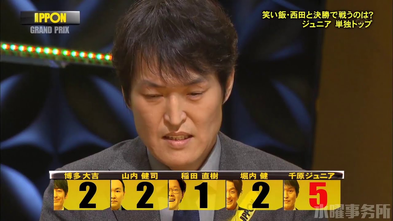 『IPPONグランプリ』🅷🅾🆃 「笑い飯・西田と決勝で戦うのは? ジュニア 単独トップ」