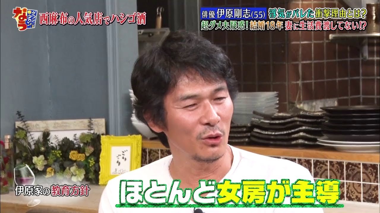 『ダウンタウンなう』俳優 伊原剛志 (55) 鸛気がバレた衝撃理由とは? 超ダメ夫疑惑! 結婚18年妻に生活費渡してない!?