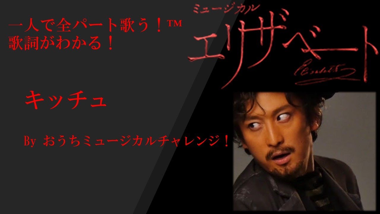 エリザベート　2幕1　キッチュ（客席降りなしVer.)　（概要欄全歌詞付き）全役ひとりで歌うチャレンジ！