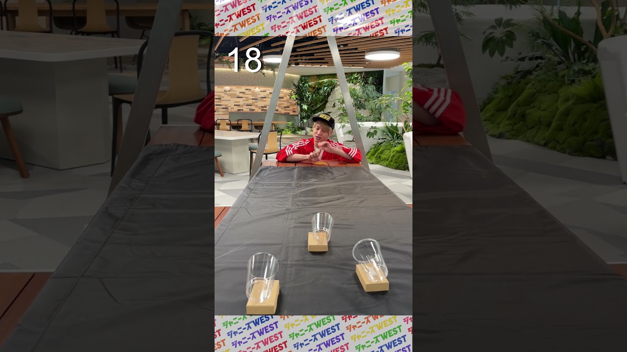 🌈ジャニーズWEST流🌈ゴム鉄砲チャレンジ！ 中間淳太編