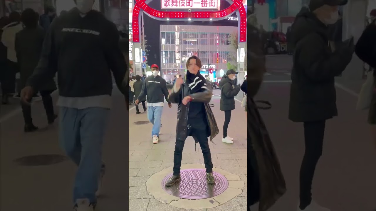 【tiktokで100万↑】xoxoを歌舞伎町のど真ん中で踊った結果…
