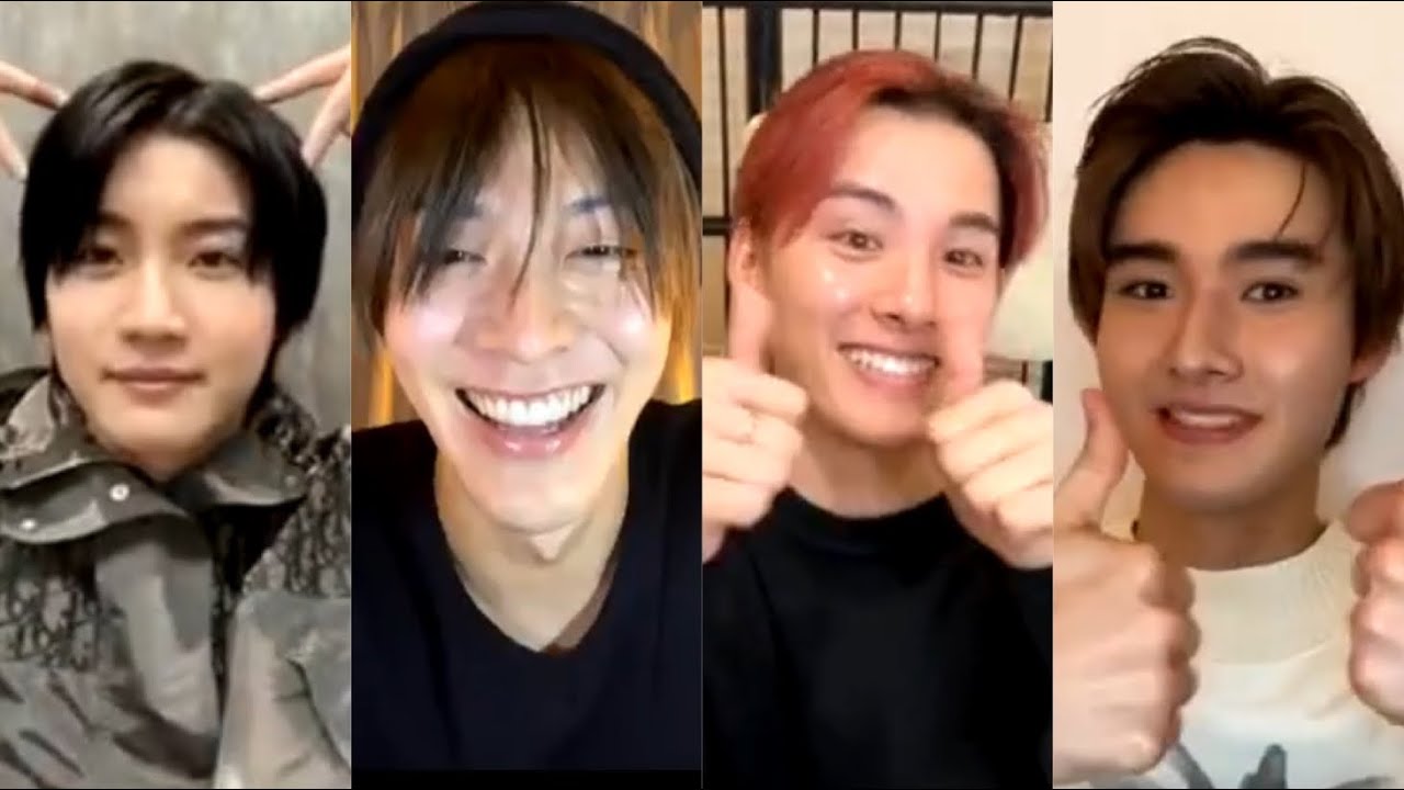 中本悠太(NCT 127)×藤岡真威人×桜田通×川西拓実(JO1) Insta Live 2023.04.14