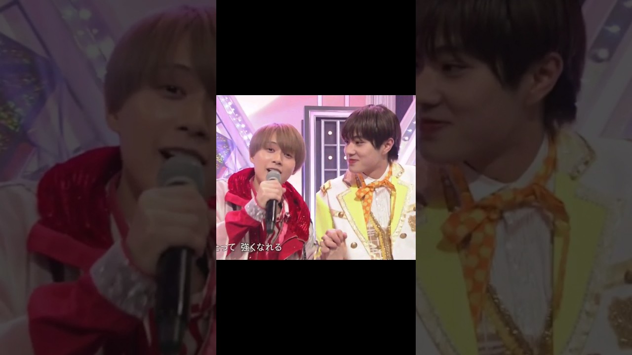[井上瑞稀(HiHi Jets)/佐藤龍我(美 少年)] 愛は味方さ❤️ (원곡 : Mr.KING) #shorts