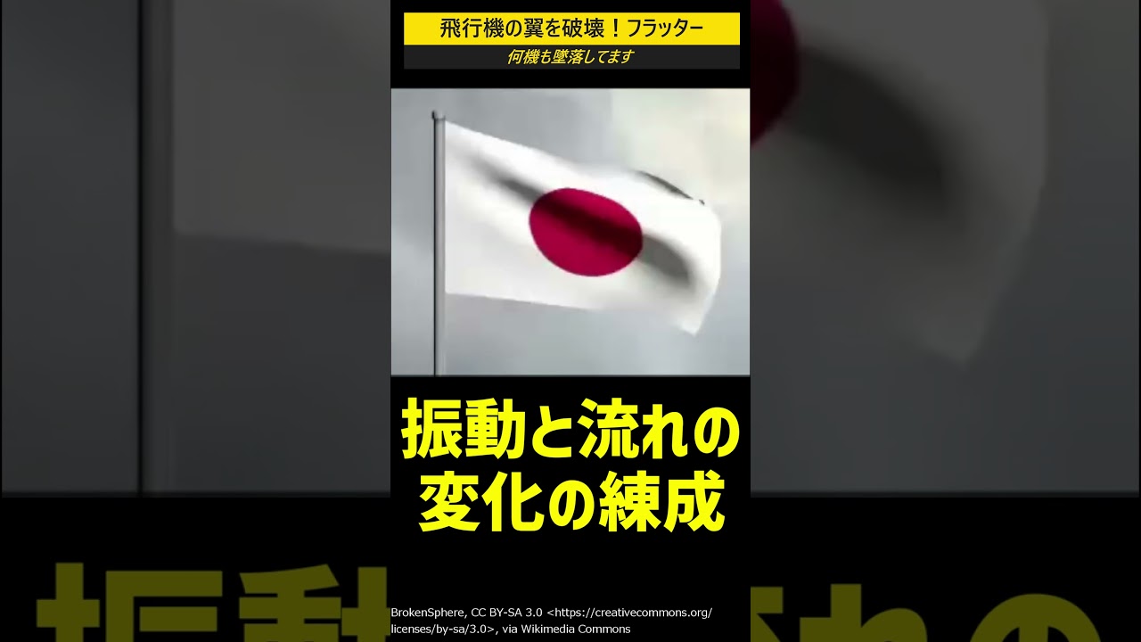飛行機の翼を破壊！フラッター #shorts