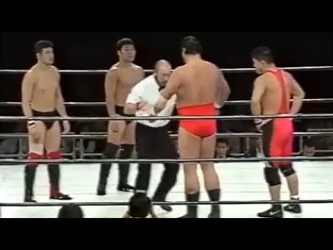 【貴重映像】新日本vsUWF対抗戦！石澤＆安田 VS 桜庭＆金原