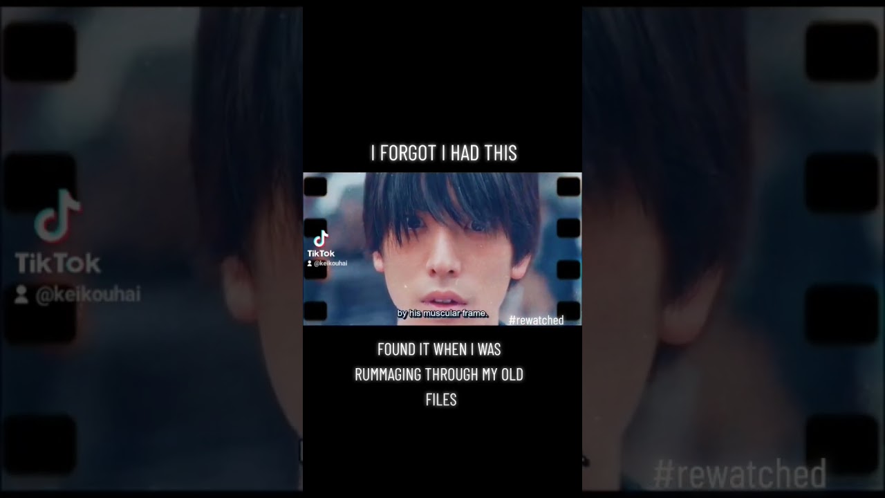 Mario Kuroba's still very young here 😁 #bl #genderidentity #movie #黒羽麻璃央