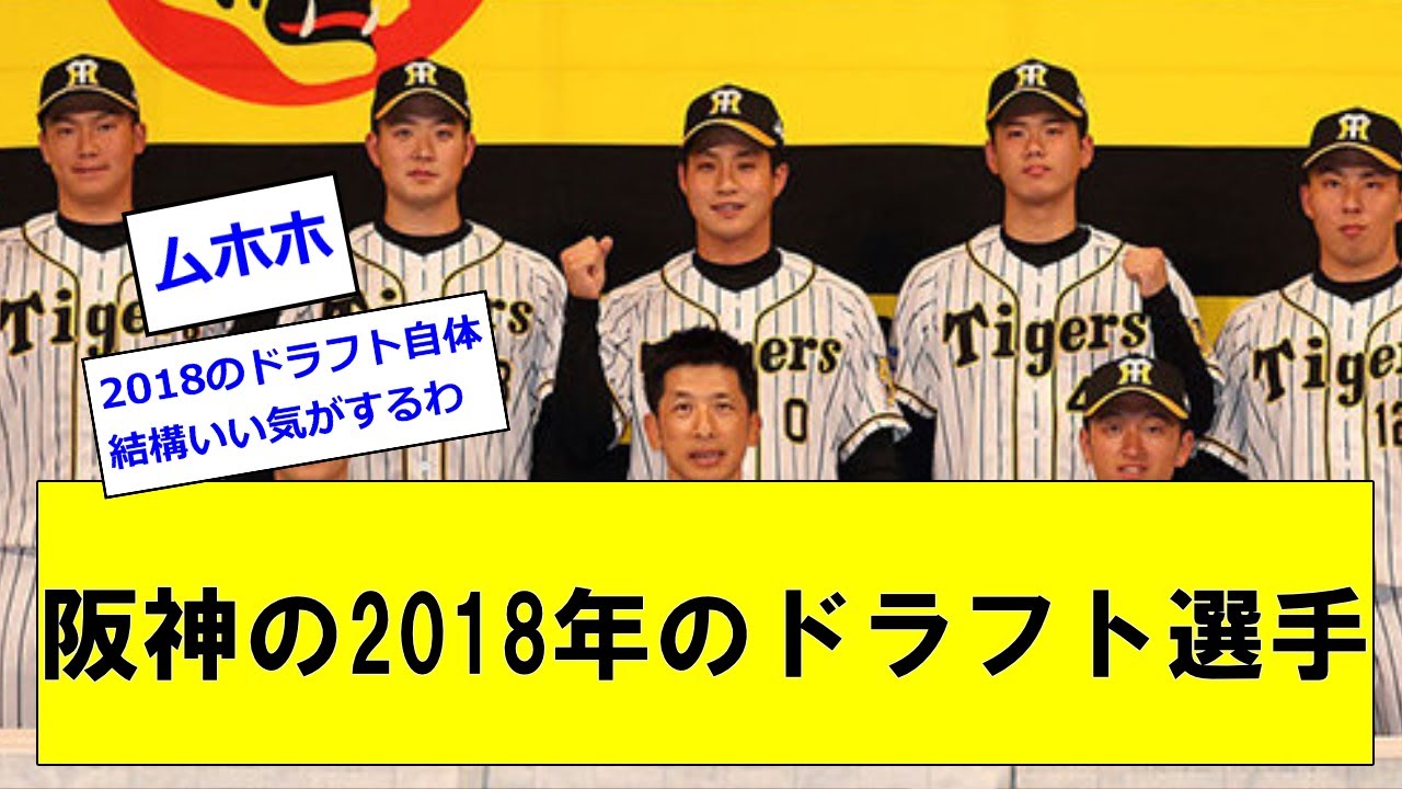 【朗報】阪神の2018年のドラフト選手