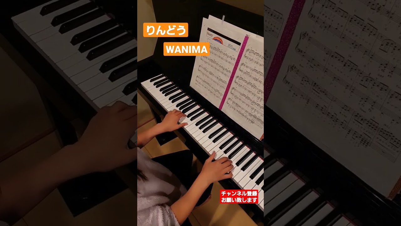 ①#shorts #short #ピアノ #りんどう#ナンバmg5 #wanima #間宮祥太朗 #piano #music #ヤマハ#練習