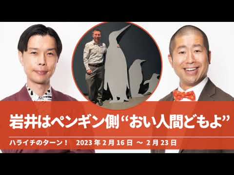 岩井はペンギン側“おい人間どもよ”【ハライチのターン！】2023年2月16日〜2月23日