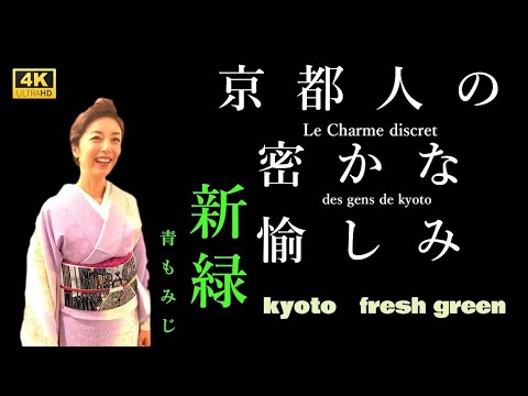 【京都新緑の季節】　神社仏閣巡りお勧め。青い空と一緒、新緑を堪能、古都京都の歴史や文化を感じる。まるで絵画のように美しい。春の風に揺れる若葉は、心を癒してくれるだけでなく、伝統と自然の美しさに感動