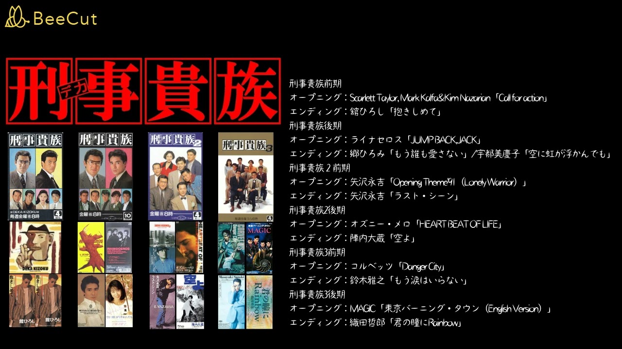 刑事貴族オープニング＆エンディング集