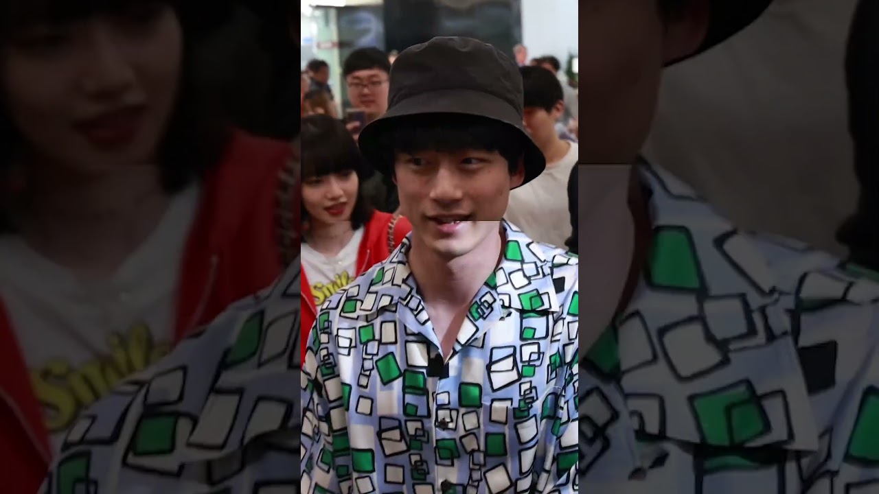 坂口健太郎、約6年ぶりに韓国来韓···「今回空港ファッションを 飾ってきました~」 #shorts