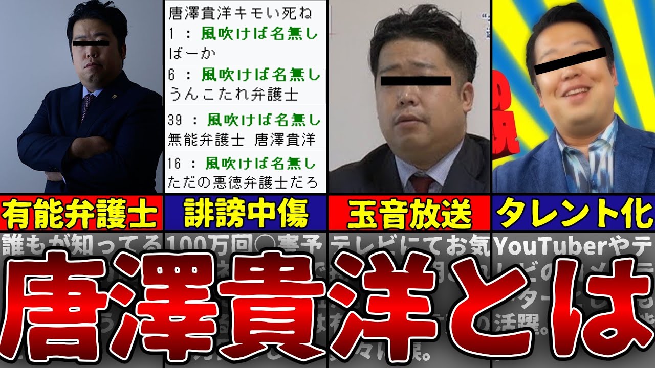 日本で一番誹謗中傷された弁護士、唐澤貴洋さんとは...??【ゆっくり解説】