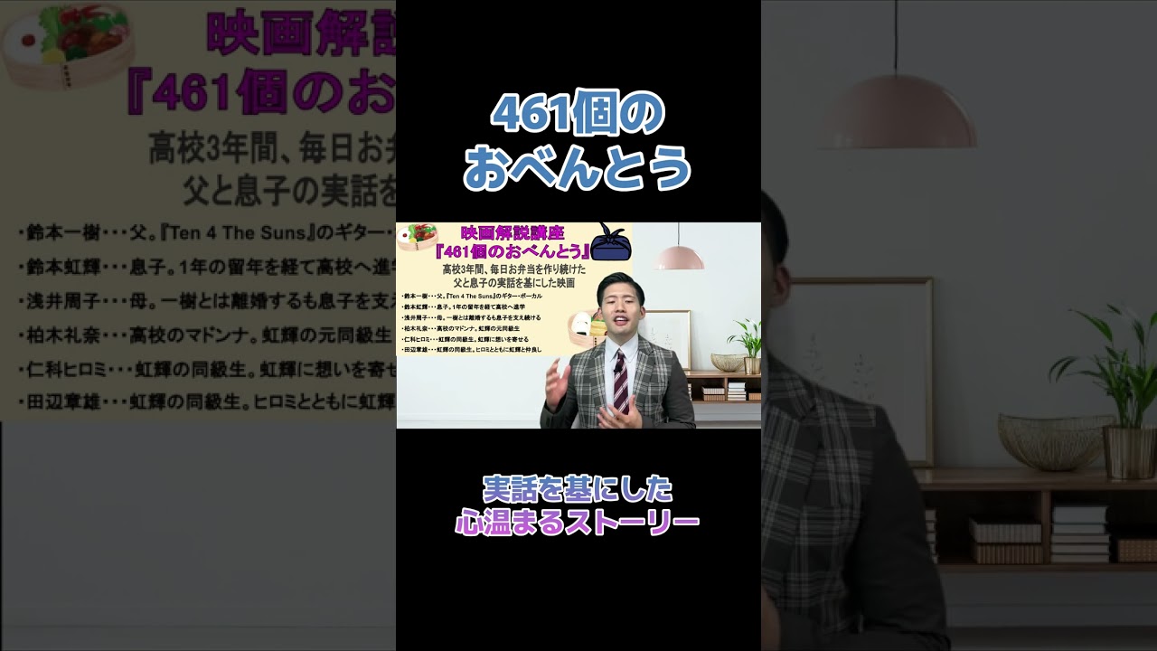 【映画解説】461個のおべんとう　親子の間に亀裂が・・・