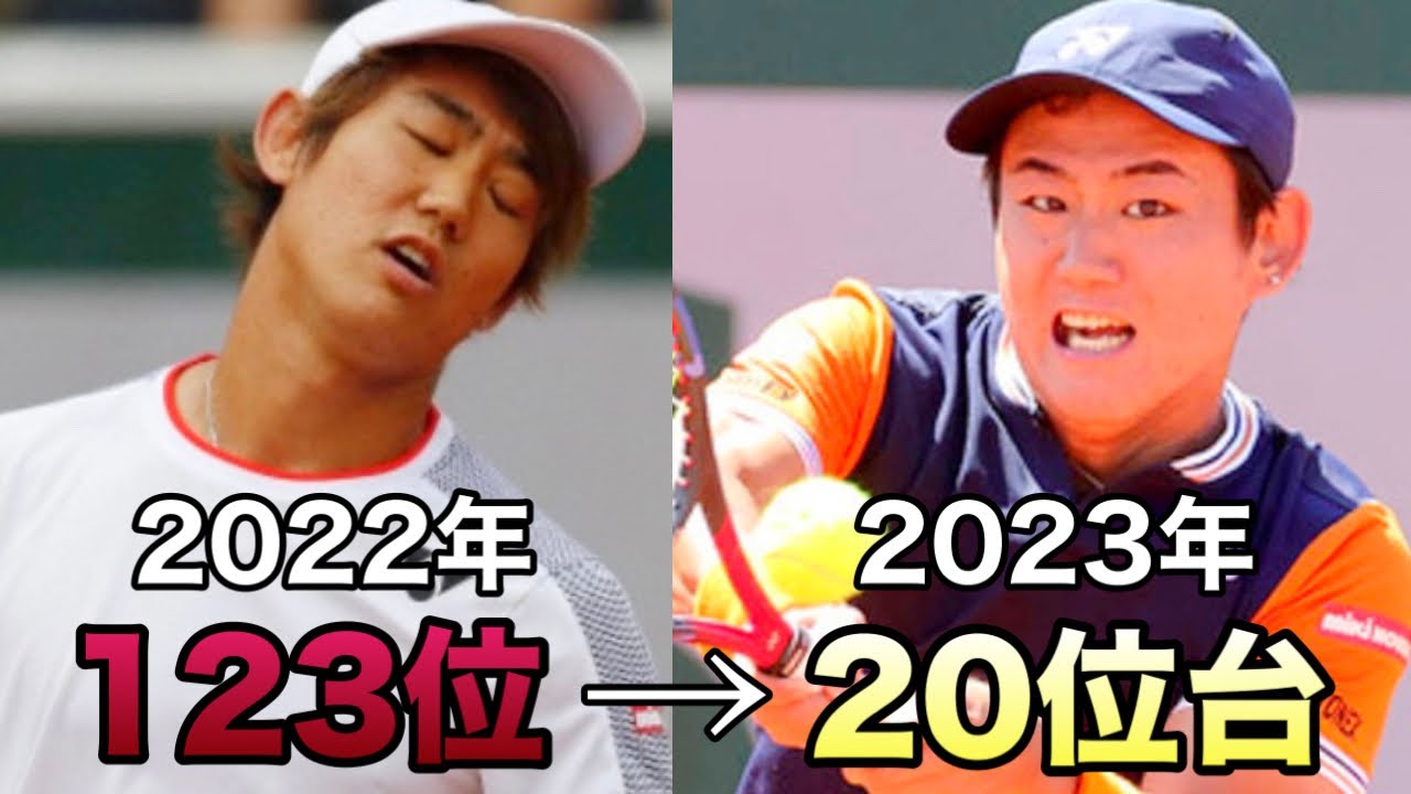 【大躍進】全仏オープンベスト16！1年間で世界ランキング100位アップ！日本テニス界の星西岡良仁の軌跡と今後の課題を解説！