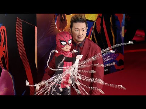中村獅童の息子・陽喜君、スパイダーマンコスプレを継承!?（映画 スパイダーマン：アクロス・ザ・スパイダーバース／LEO BE:FIRST 花村想太 佐藤景瑚 Mrs. GREEN APPLE てつや）