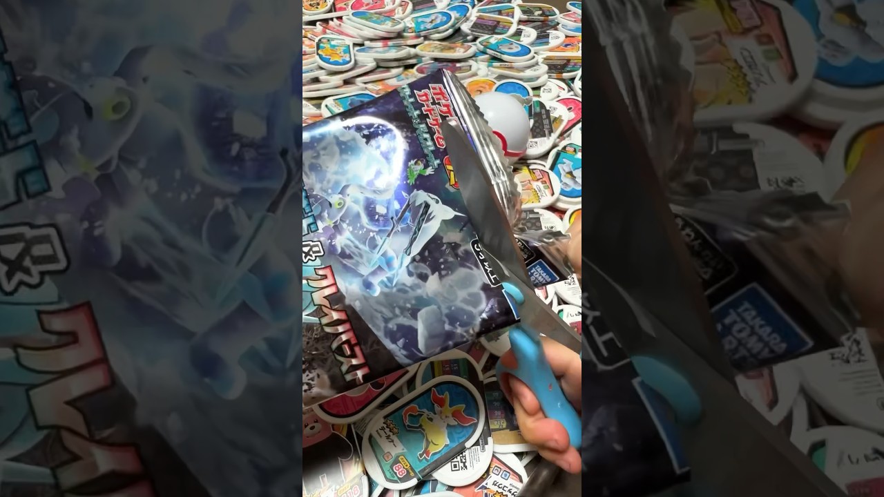 【ポケモンカードグミ】初☆スノーハザード＆クレイバースト2パック開封動画！！@arata.channel .japan.jun2023 #shorts