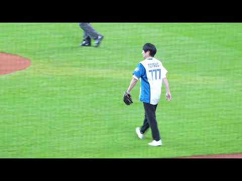 戸次  重幸 (とつぎ  しげゆき) 始球式　北海道日本ﾊﾑﾌｧｲﾀｰｽﾞ 2023･6･11(日)