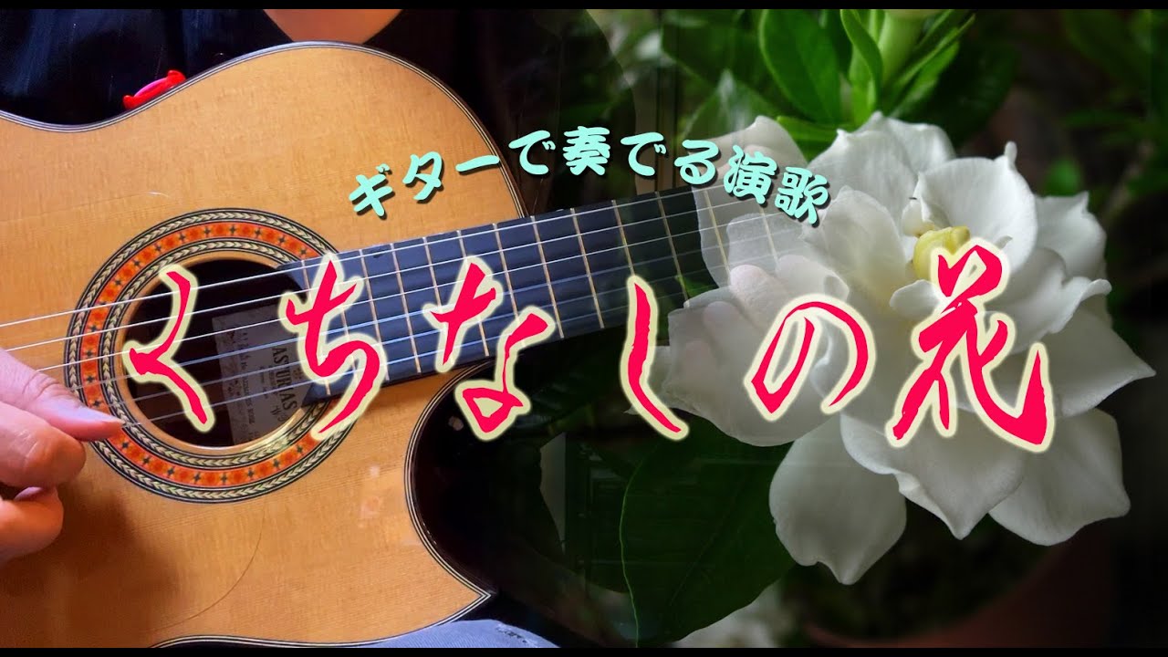 【ギター演歌】「くちなしの花/渡哲也」カラオケ