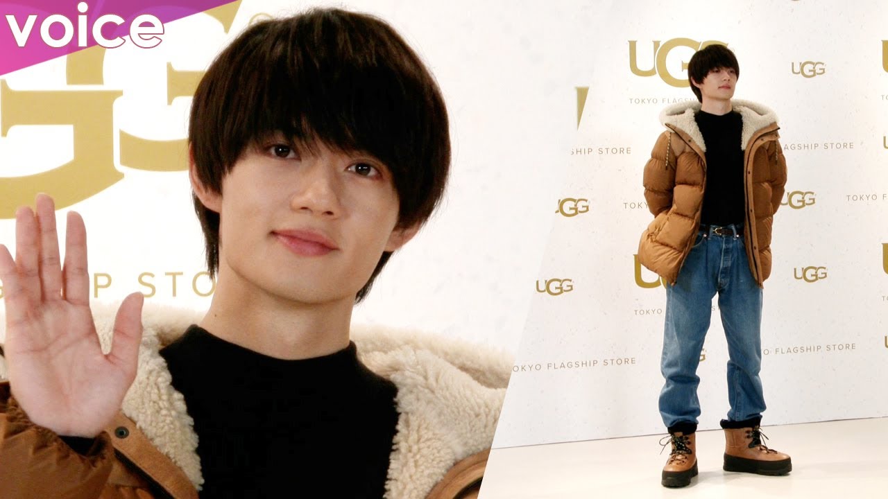 佐野勇斗、ダウンとブーツのオシャレ大人コーデ：「UGG TOKYO FLAGSHIP STORE」オープニングイベント