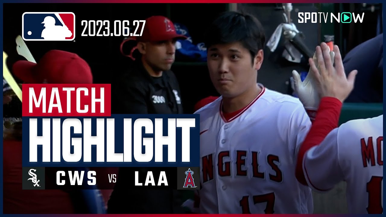 【大谷翔平 快音残してスタンドへ！26号HR】6.27  ホワイトソックス VS エンゼルス 日本語ハイライト