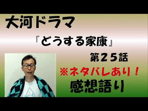 大河ドラマ「どうする家康」第25回「はるかに遠い夢」感想語り　＃どうする家康　＃感想　＃解説　#松本潤  ＃久保史緒里　＃五徳　＃岡田准一 ＃築山殿　＃有村架純
