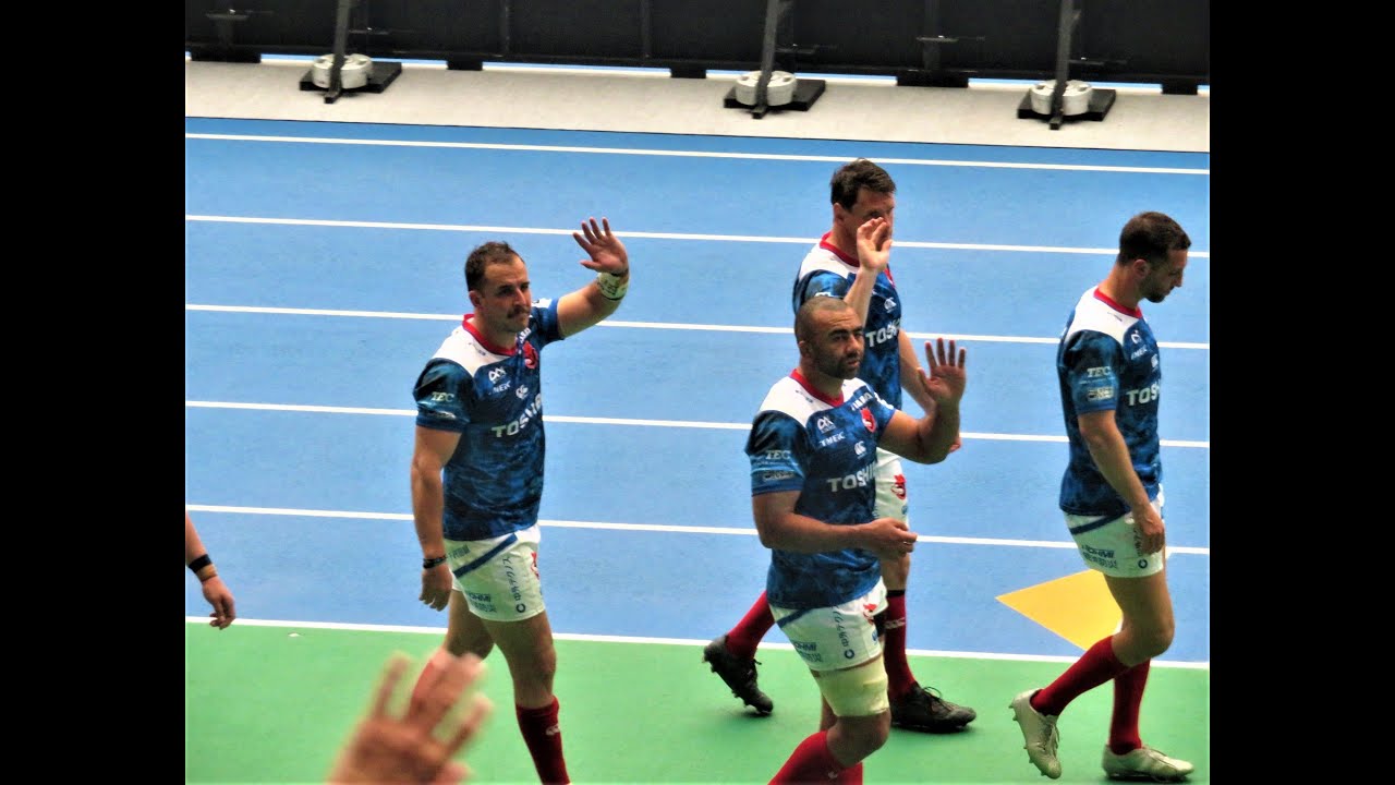 【ラグビー🏉】東芝ブレイブルーパス東京 選手入場＆試合後あいさつ in レゾナックドーム大分｜横浜キヤノンイーグルス戦【リーチ・マイケル】