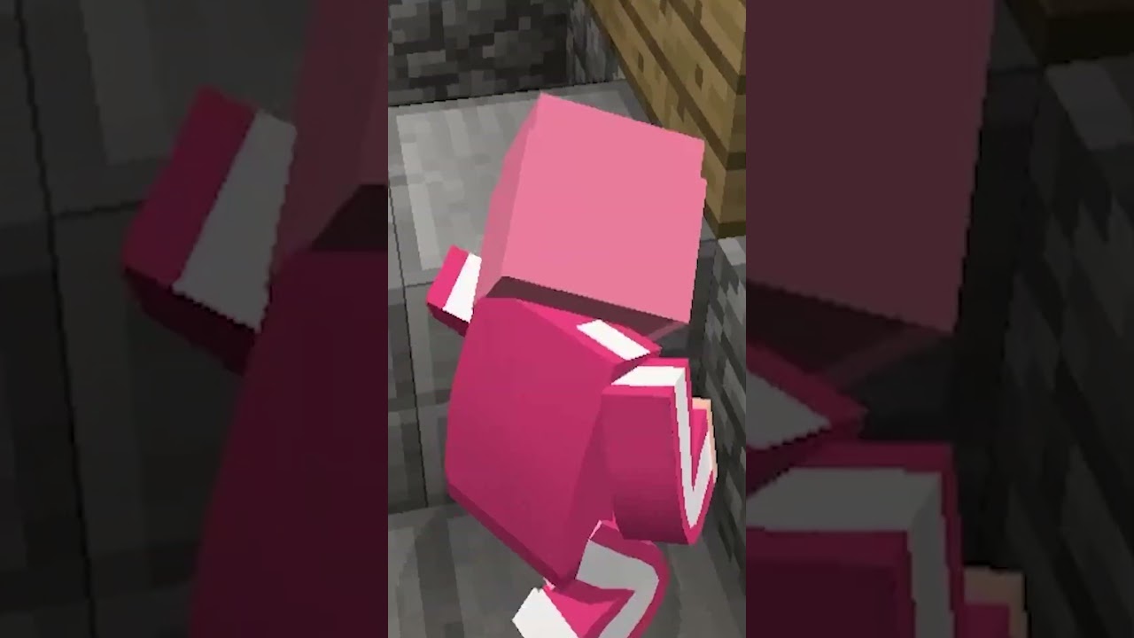 【男子vs女子】カミナリが落ちた時の反応の違い⚡👱‍♂️👱‍♀️【マイクラ / まいくら】#shorts