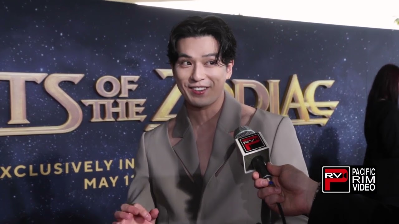 LA Premiere of "Knights Of The Zodiac" - Mackenyu says "We Keep The Sou Of Seiya"